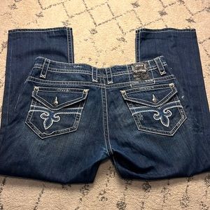 Mens ROCK REVIVAL jean size 40 Kurt straight leg